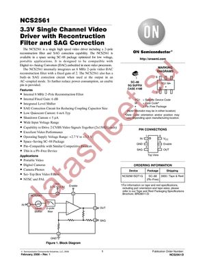 NCS2561SQT1G datasheet  